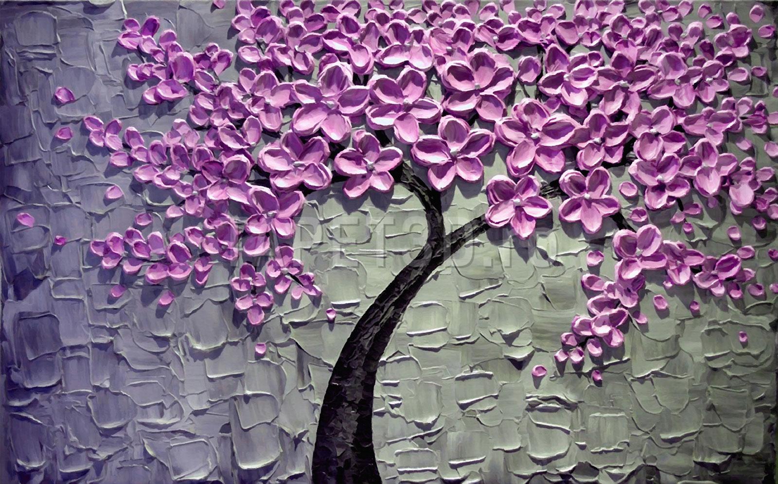 T3-02-057-4 Fototapet Arborele Mov