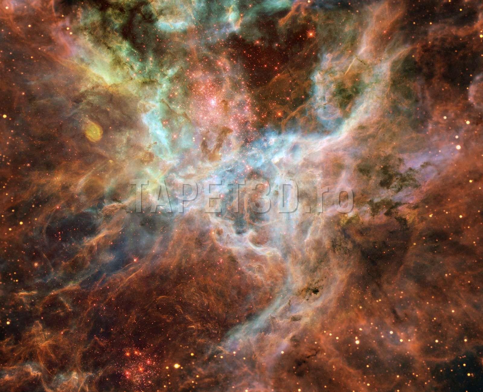 Nebuloasă și stele