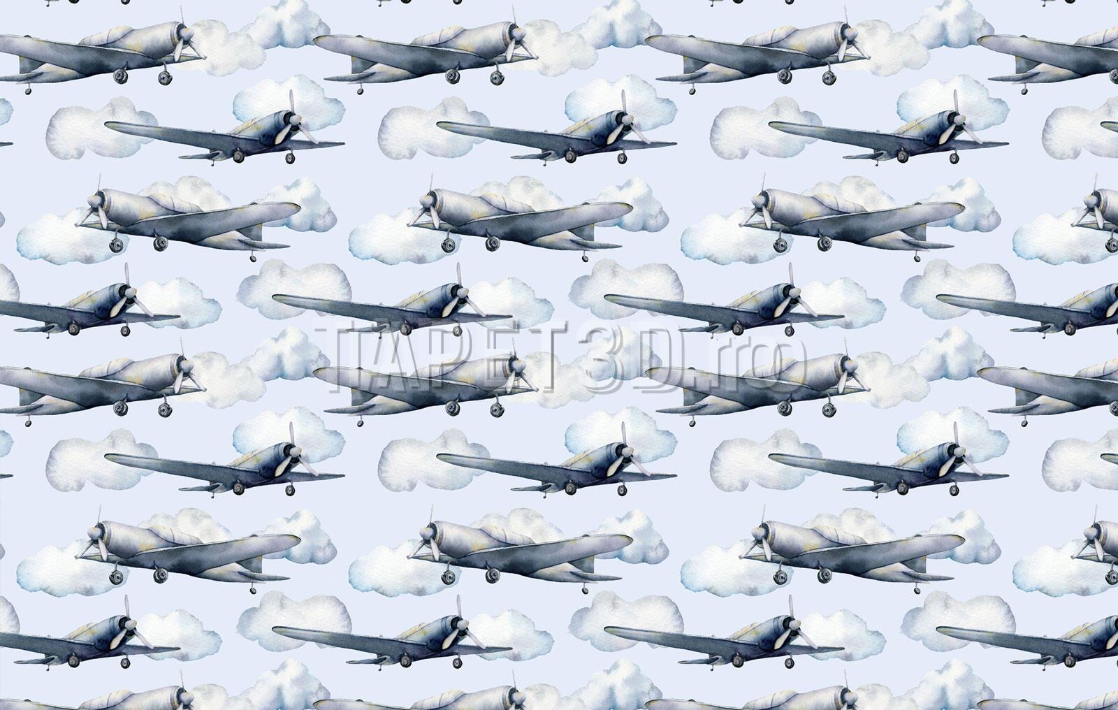 t3-15-16-1 Avioane cu fundal pastel